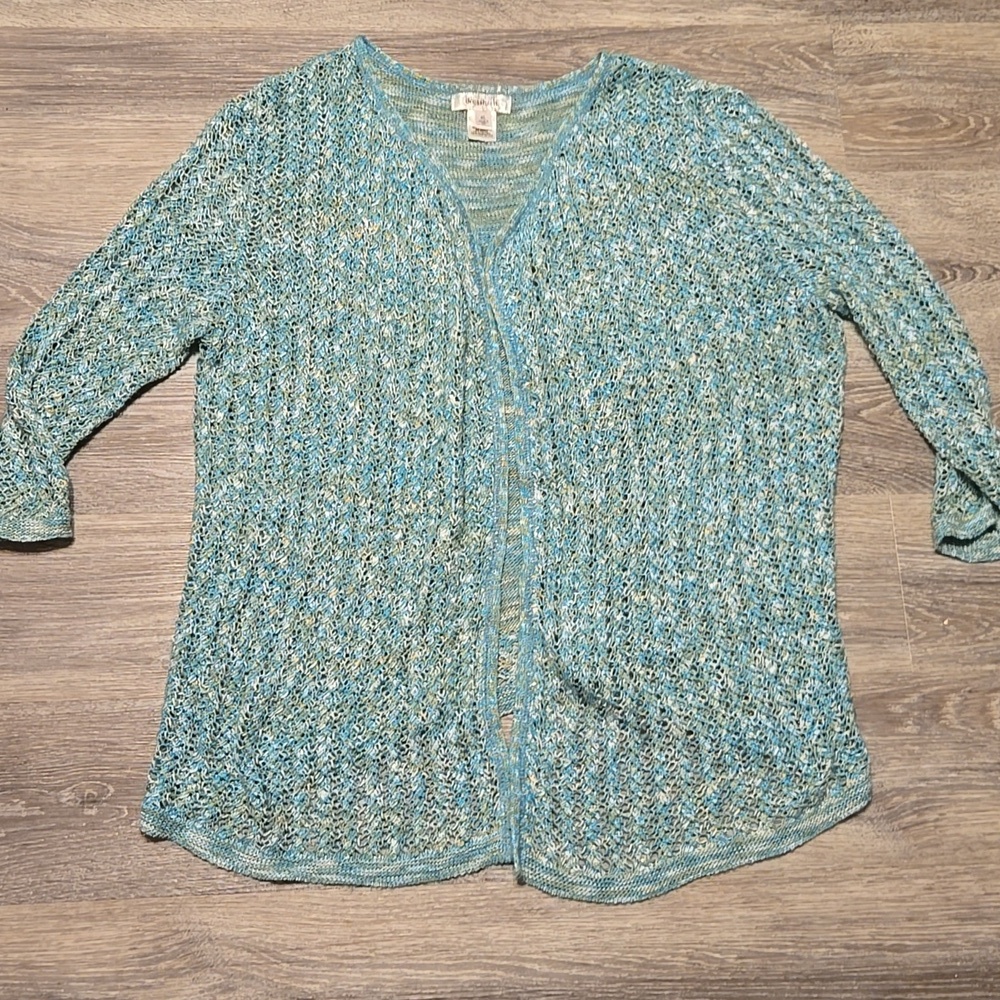 Dressbarn Loose Weave Cardigan Sz XL